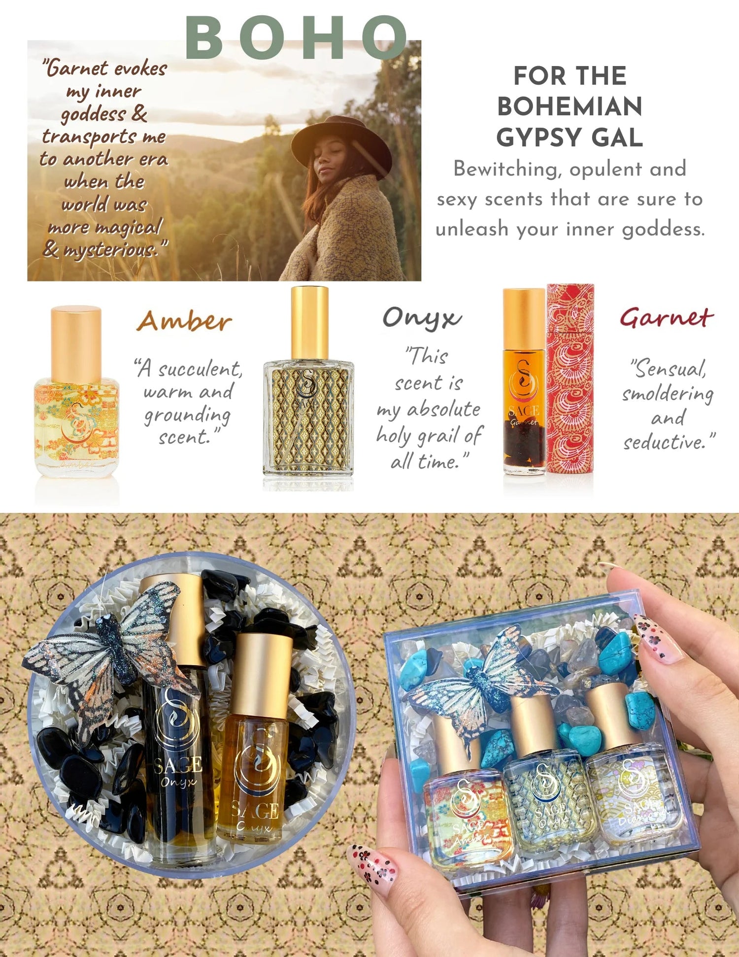 A Bohemian Scent Style Guide-Fragrances For The Bohemian Girl - The Sage Lifestyle