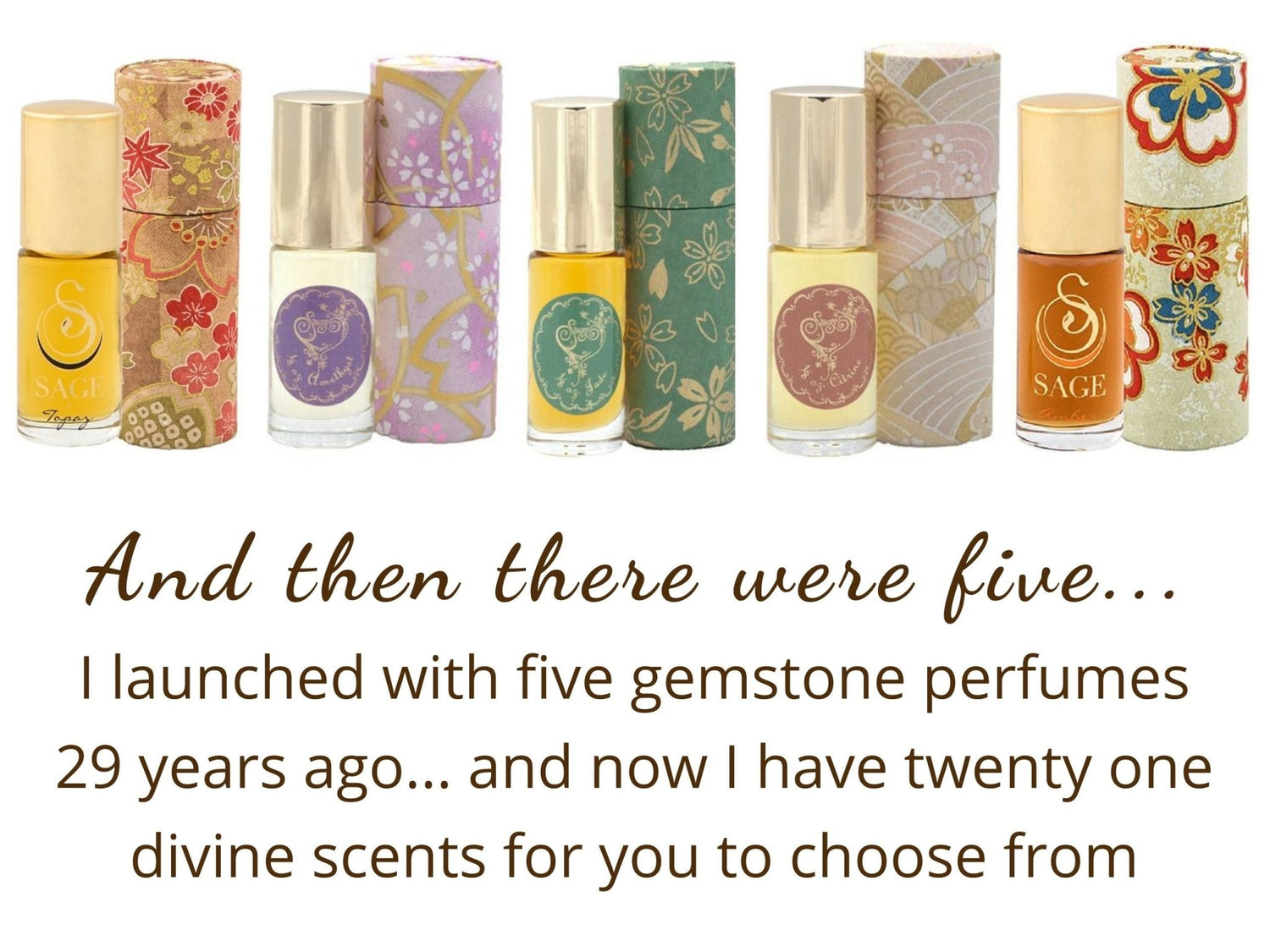 The Birth of My Gemstone Perfumery and the Original Five Scents - The Sage Lifestyle