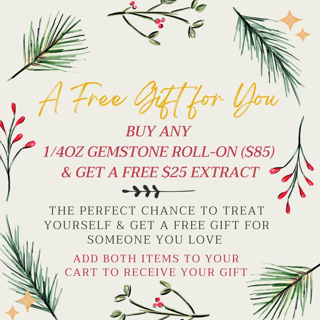 Buy Any 1/4oz Gemstone Roll-On &amp; Get A Free $25 Extract - The Sage Lifestyle