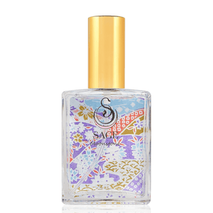 Moonstone 2oz Glass Perfume Spray Bottle with Washi Paper Back by Sage