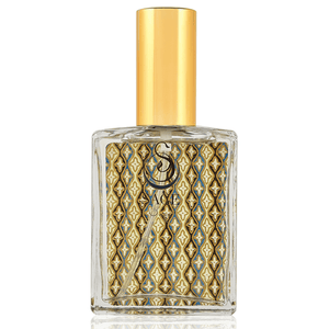 Onyx 2oz Glass Perfume Spray Bottle with Washi Paper Back by Sage