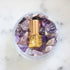 .03 oz Mini Roll on Amethyst Perfume Oil by Sage with gemstones, light floral, Gender Neutral Vegan, Cruelty Free fragrance