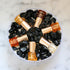Mini 0.03 oz roll-on perfume oil gift set of 5 with gemstones, Sage discovery set, vegan and gender-neutral fragrances