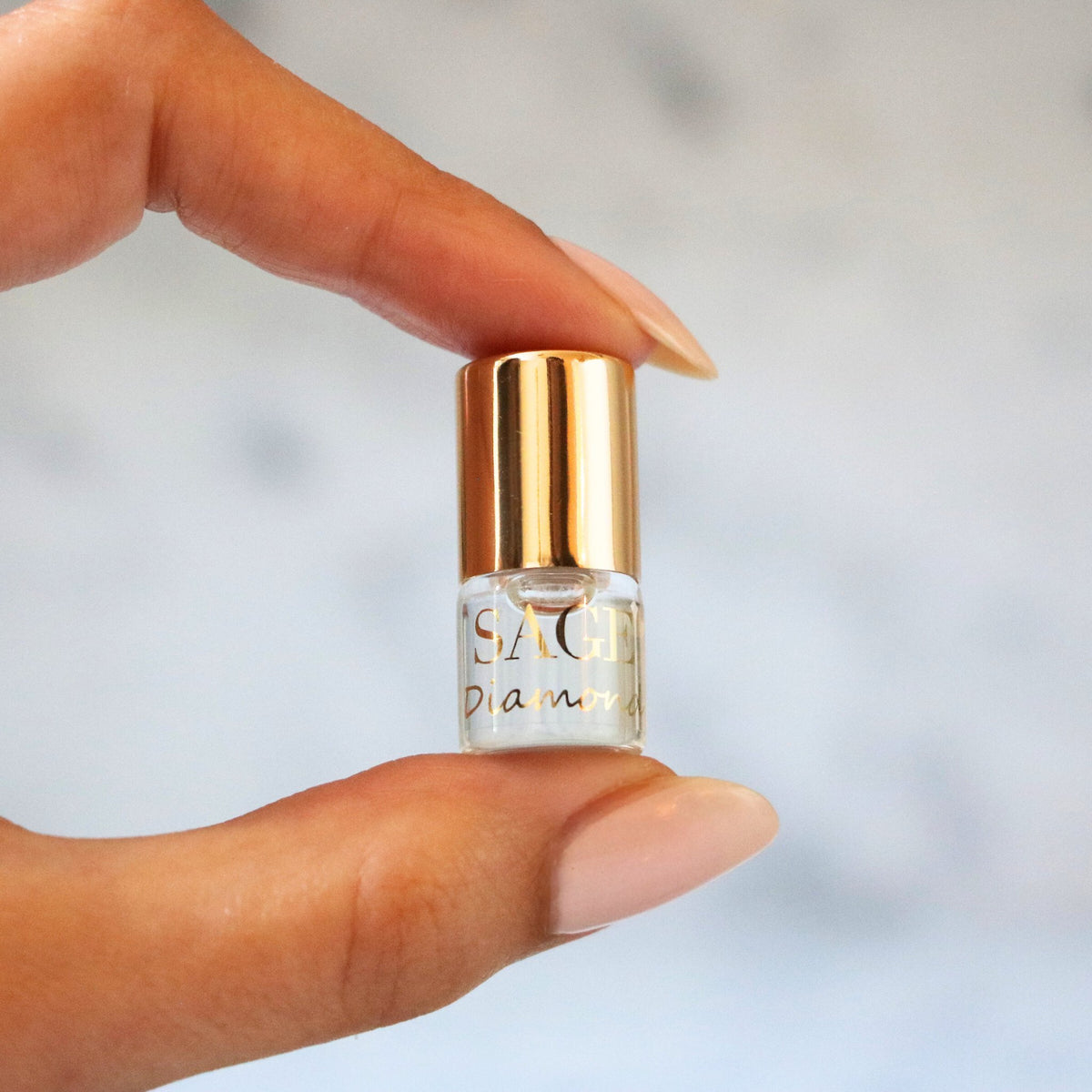 .03 oz Mini roll on Sage Diamond Perfume Oil, subtle, gender neutral, vegan, cruelty free, and travelsize fragrancee