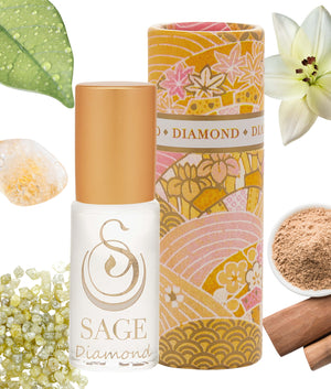 Diamond 1/8 oz Perfume Oil Concentrate Roll - On by Sage - The Sage Lifestyle