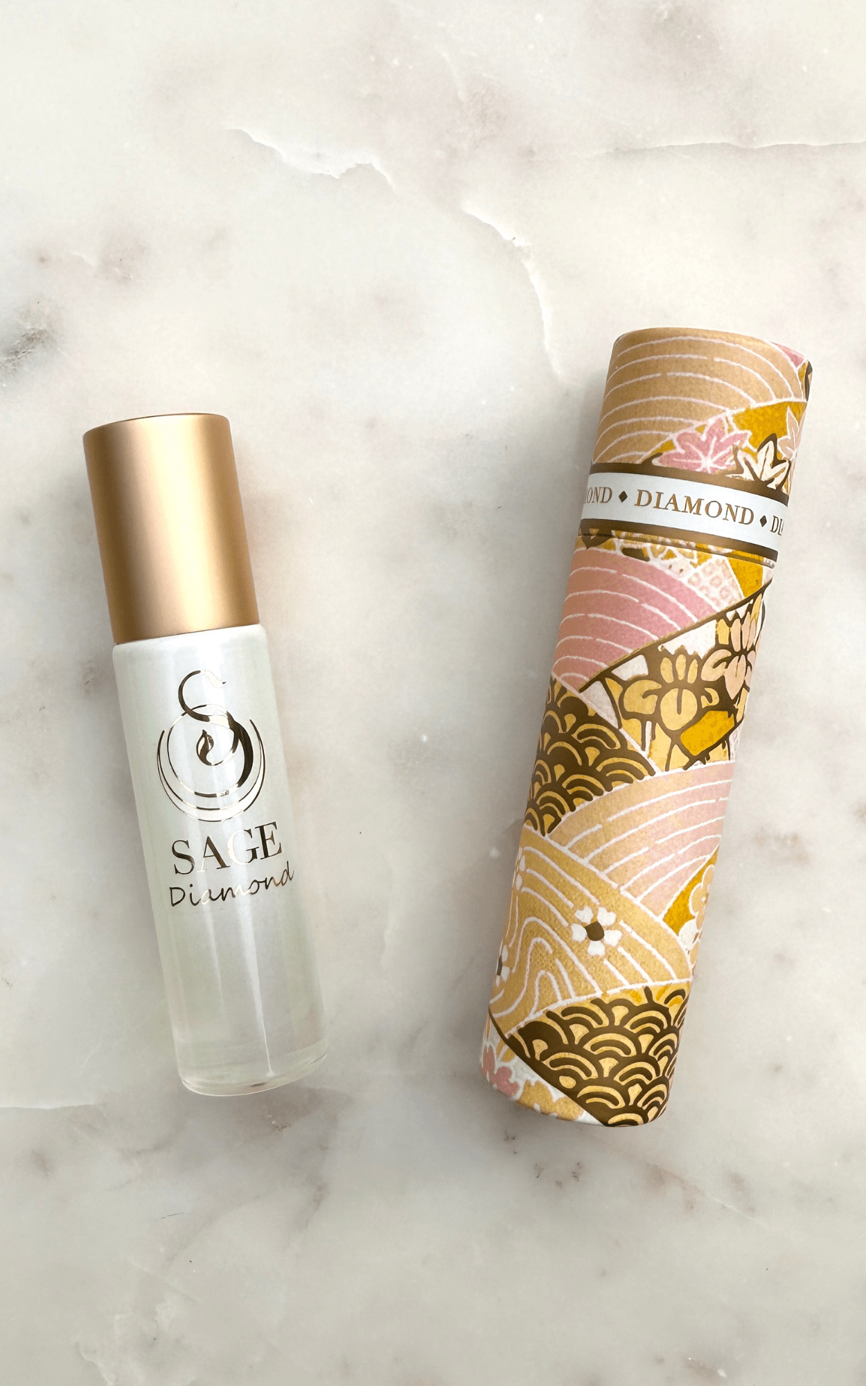 Diamond Limited Edition Ombré Shimmer 1/4 oz Gemstone Perfume Oil Concentrate Roll - On by Sage - The Sage Lifestyle