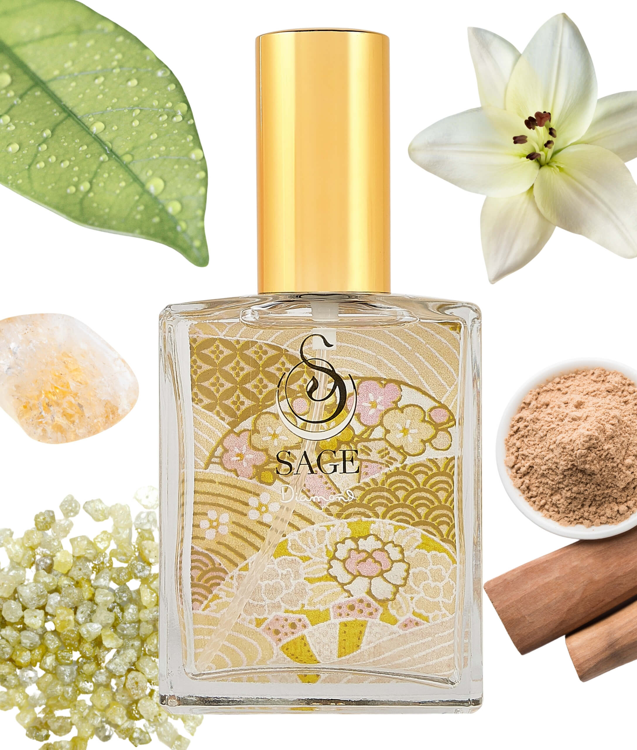 Diamond Organic 2oz Perfume Eau de Toilette by Sage - The Sage Lifestyle