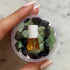 Onyx & Peridot Blend Perfume Oil Concentrate Mini Rollie with Gemstones by Sage - The Sage Lifestyle