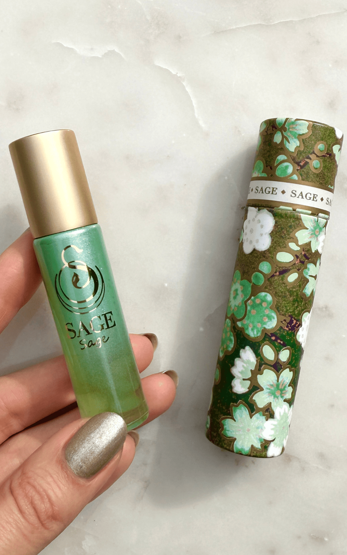 Sage Limited Edition Ombré Shimmer 1/4 oz Gemstone Perfume Oil Concentrate Roll - On by Sage - The Sage Lifestyle