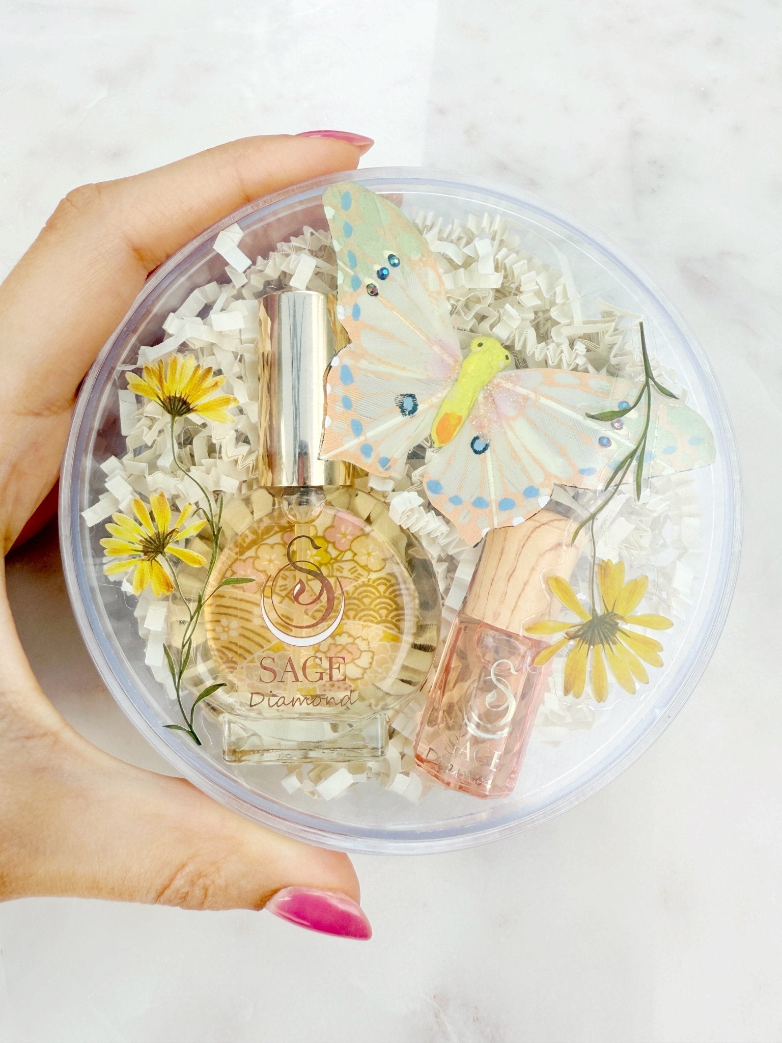 Secret Garden Botanical Discovery Set ~ 1/2 oz Organic Eau de Toilette Mini & 3mL Organic Perfume Oil Mini Extract Roll - On by Sage - The Sage Lifestyle