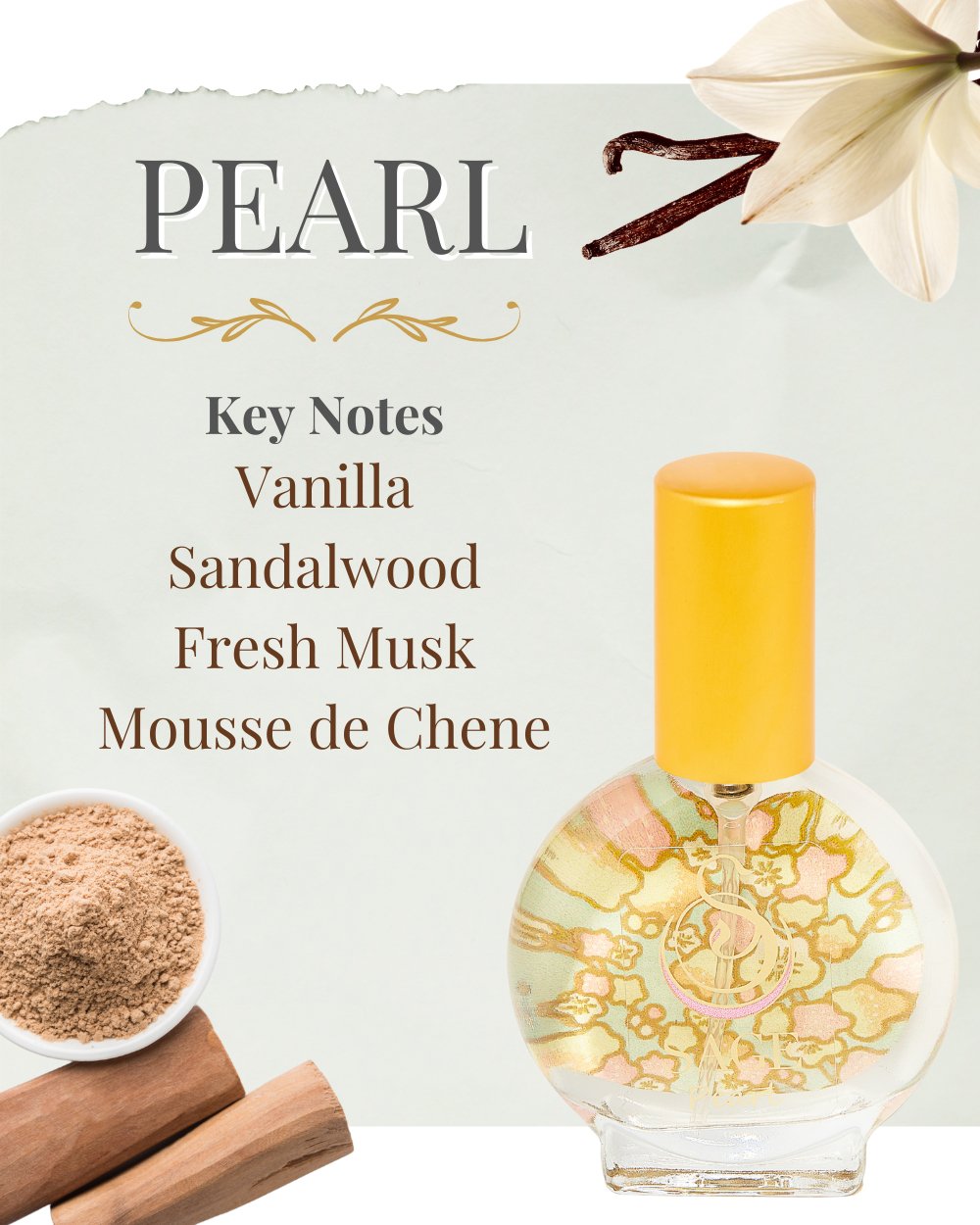Secret Garden PETITE DUO Gift Set ~ 1/2 oz Pearl Organic Eau de Toilette Mini & 1/4 oz Diamond Organic Perfume Oil Extract Roll - On with Gemstone Heart - The Sage Lifestyle