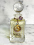 1/2 oz Sage Amethyst Perfume Oil Vanity Bottle with gemstones, light floral, Gender Neutral, Vegan, and Cruelty Free Fragrance