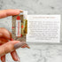 1/4 oz Sage Carnelian Perfume Oil sample, fruity, Gender Neutral, Vegan, Cruelty Free and travel size fragrance