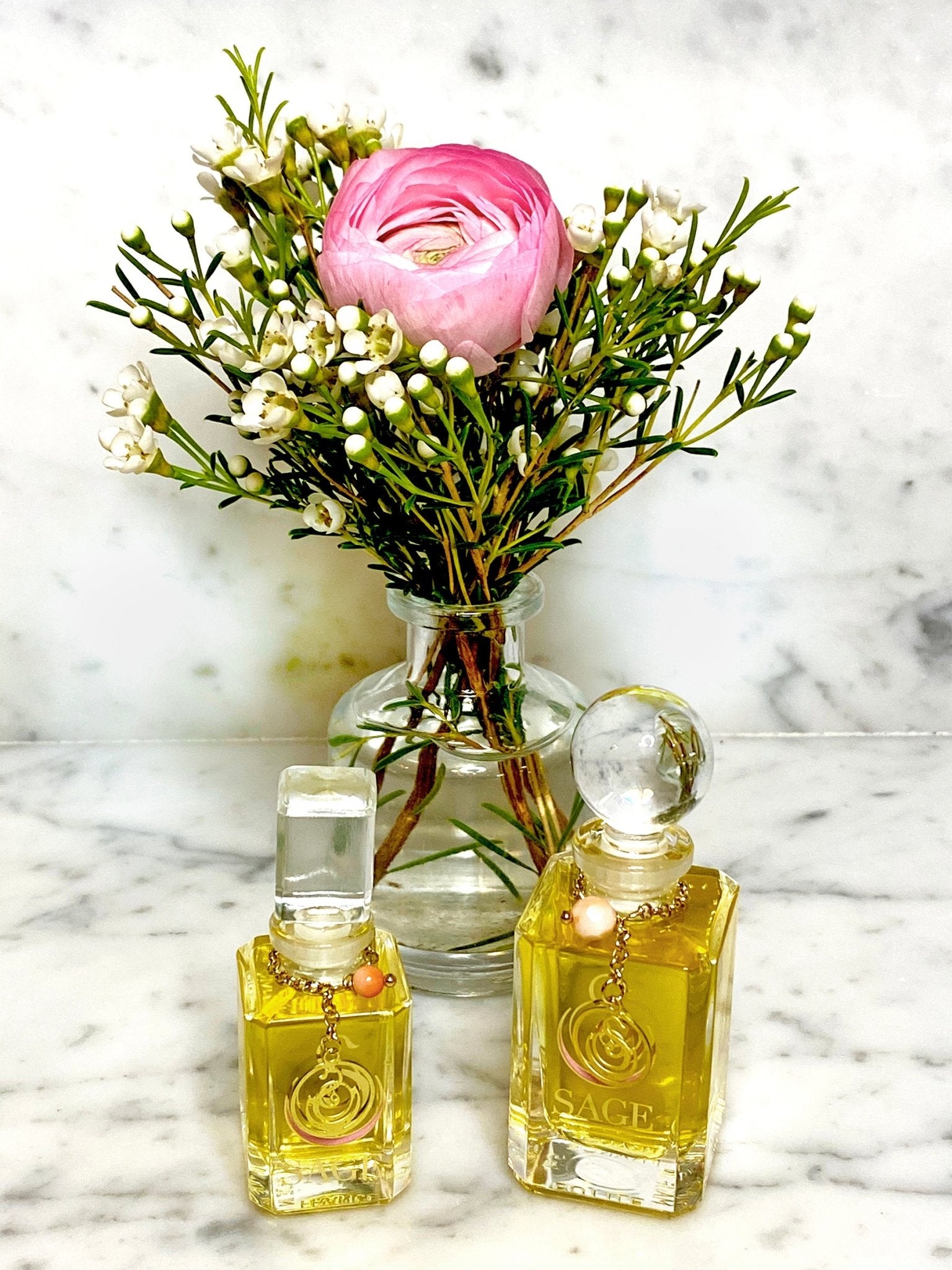 Coral Vanity Bottle by Sage, Pure Perfume Oil - The Sage Lifestyle