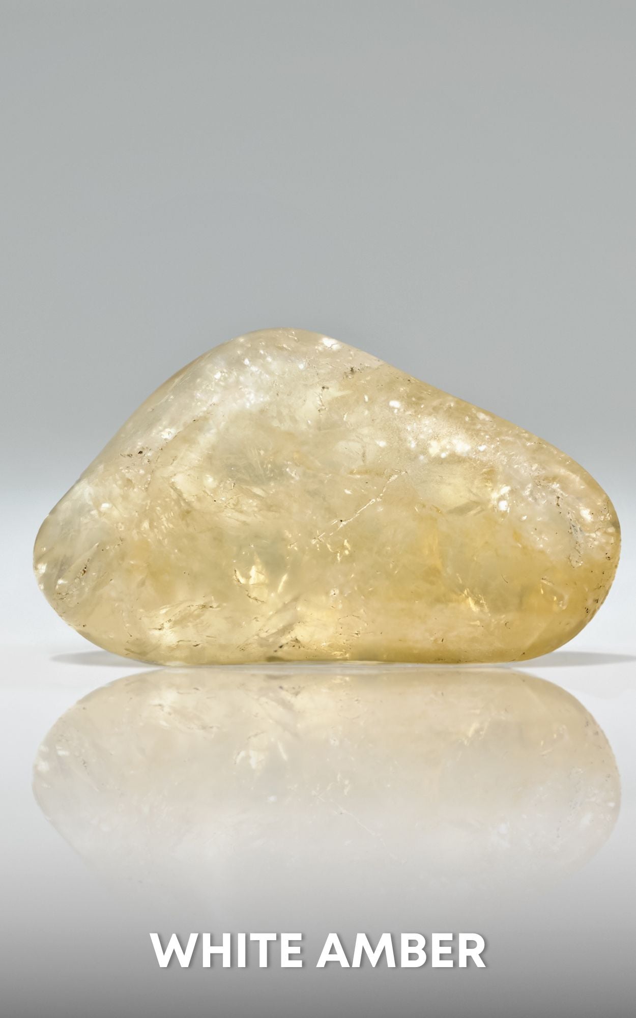 Scent notes include Golden, translucent amber resin with a warm glow, evoking the rich, resinous warmth of the amber note