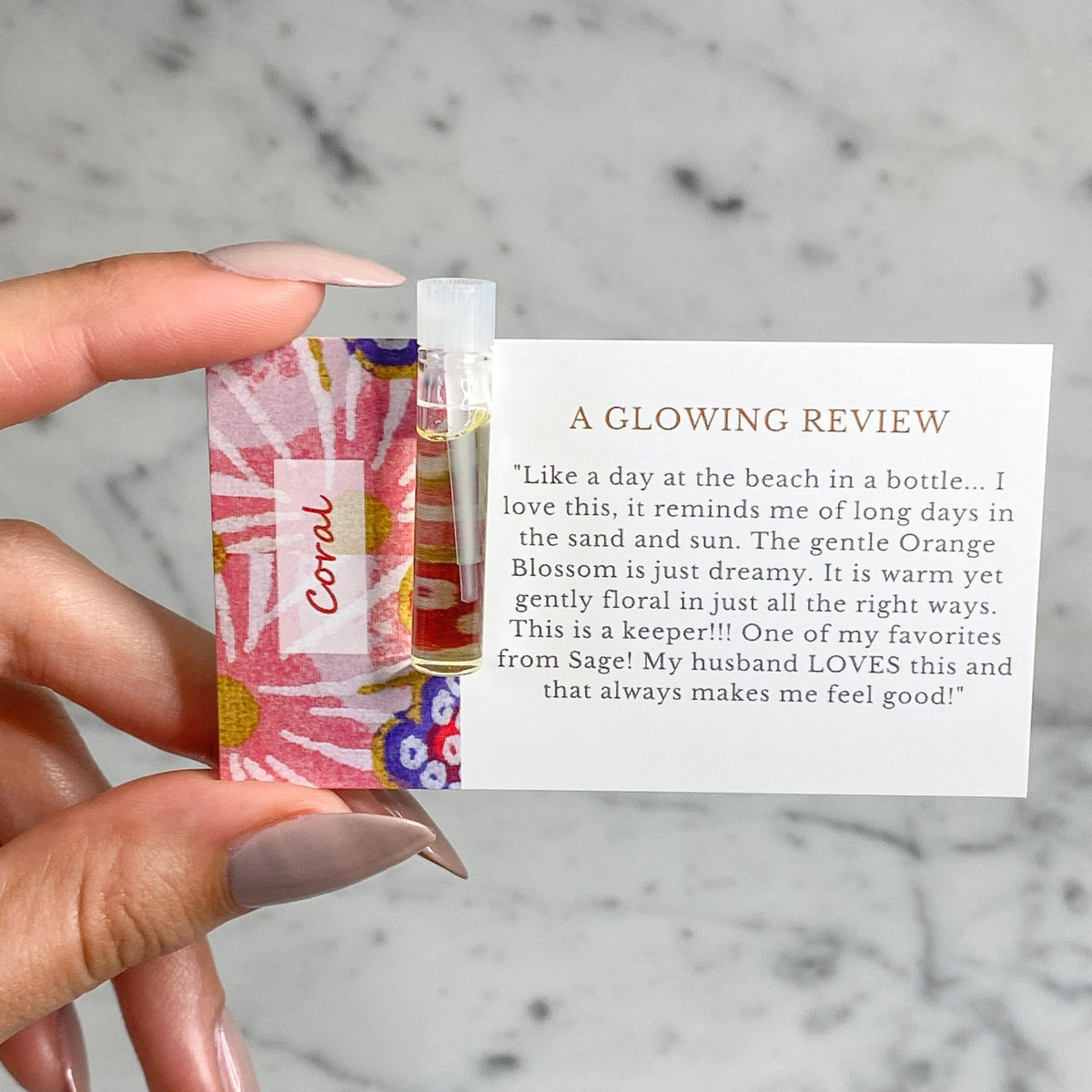 Floral Perfume Oil Sample Vial Set by Sage - The Sage Lifestyle