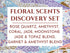 Floral Perfume Oil Discovery set: includes 7 fragrances by Sage, Paraben free, Vegan, Cruelty Free, travel size