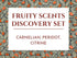 Fruity Perfume Oil Discovery set: includes Carnelian, Citrine, Peridot Vegan, Cruelty Free, travel size fragrances by Sage