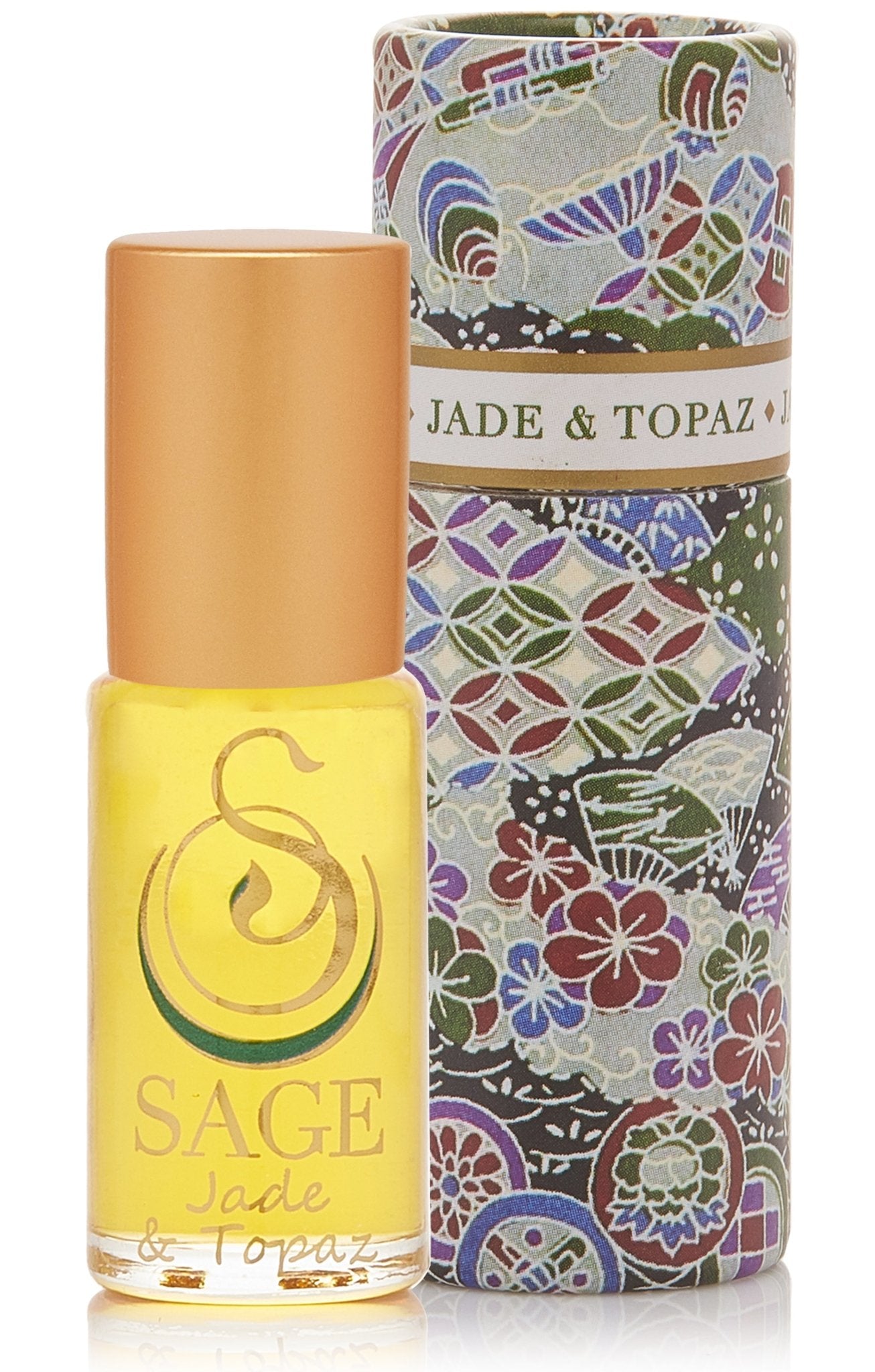 Jade &amp; Topaz Blend Gemstone Perfume Oil by Sage - The Sage Lifestyle