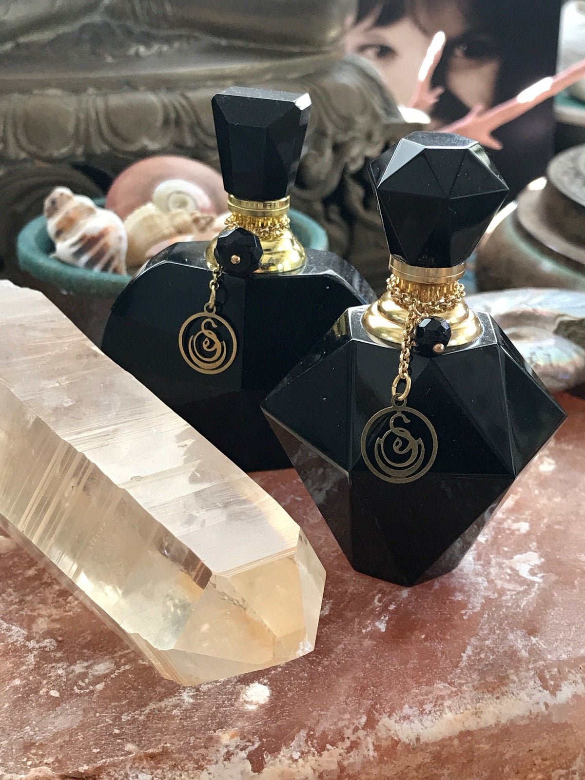 Large Gemstone Perfume Bottle - The Sage Lifestyle