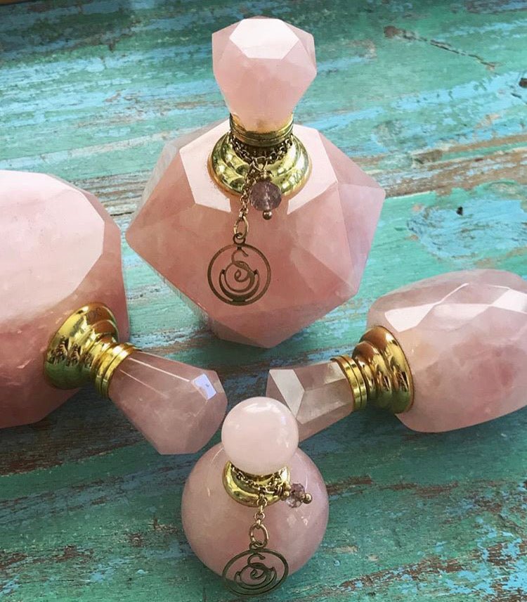 Large Gemstone Perfume Bottle - The Sage Lifestyle