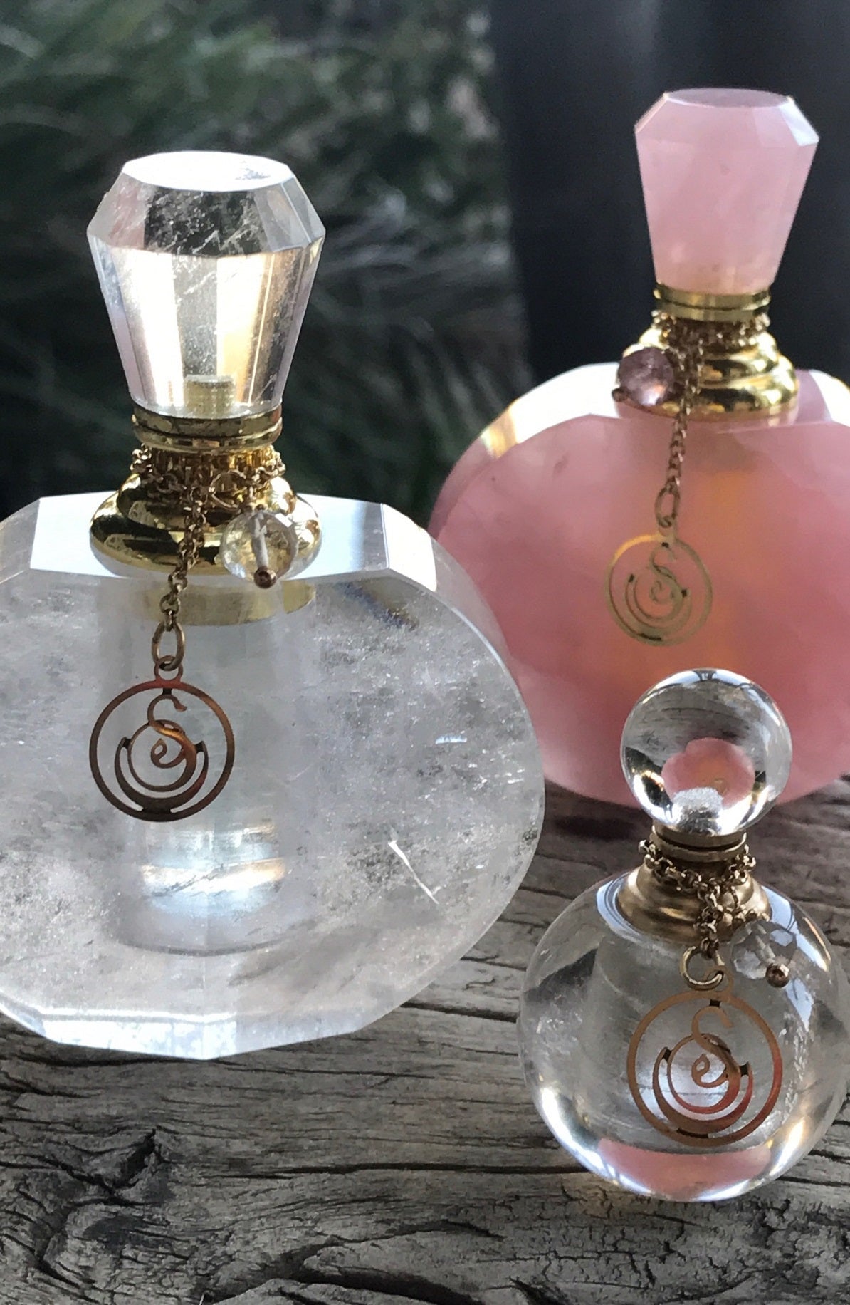 Large Gemstone Perfume Bottle - The Sage Lifestyle