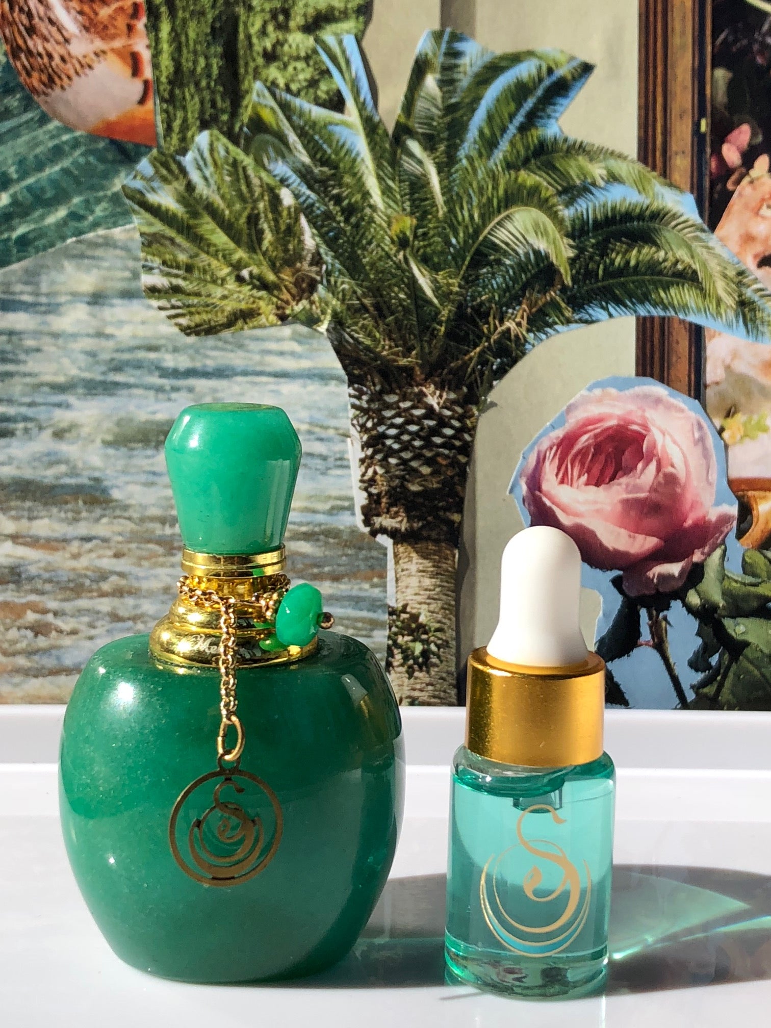 Medium Gemstone Perfume Bottle by Sage - Niche Perfume - Vegan Perfume - The Sage Lifestyle