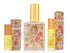 1/8 oz Rose Quartz perfume oil, 2 oz Rose Quartz organic eau de toilette, 1/4 oz roll-on with gemstones, vegan, cruelty-free