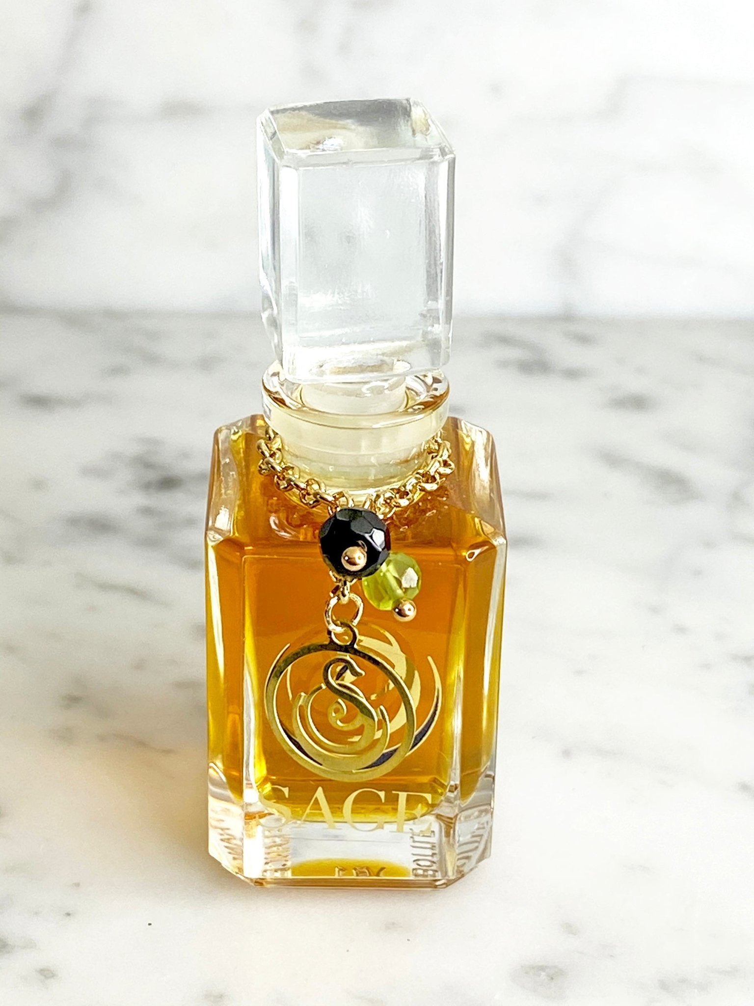 Onyx &amp; Peridot Blend Vanity Bottle by Sage, Pure Perfume Oil - The Sage Lifestyle