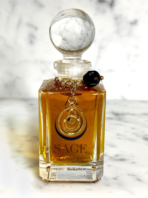 Onyx Vanity Bottle by Sage, Pure Perfume Oil Concentrate - The Sage Lifestyle