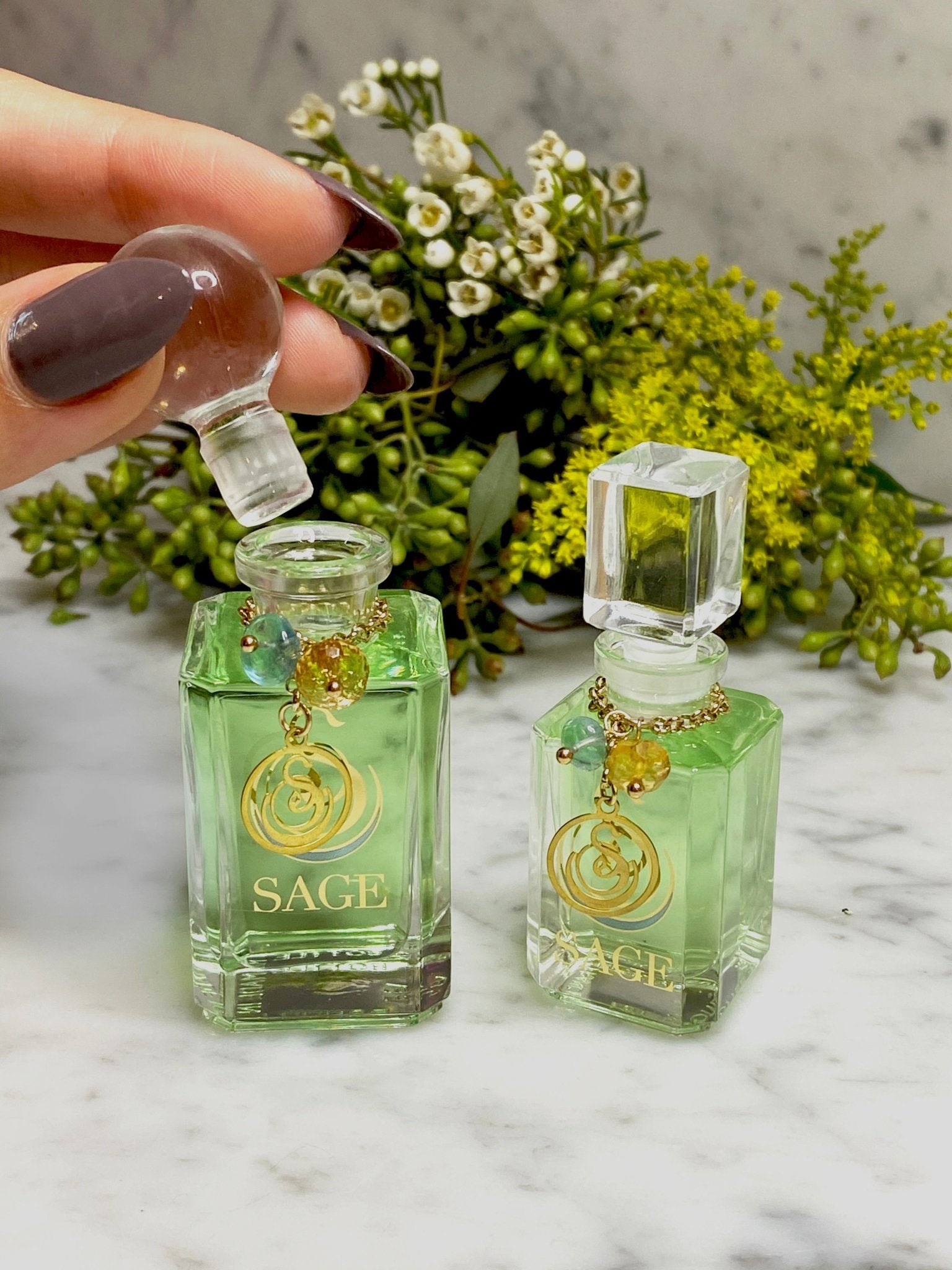 Sage &amp; Citrine Blend Vanity Bottle by Sage, Pure Perfume Oil - The Sage Lifestyle