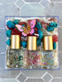 Secret Garden~Rose Quartz 1/4 oz Roll On, Turquoise 1/4 oz Roll-On, and Sage 1/4 oz Roll-On Extract Gift Set by Sage - The Sage Lifestyle