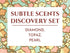 Subtle Perfume Oil Discovery set: includes Diamond, Pearl and Topaz fragrances- Vegan, Cruelty Free, travel size