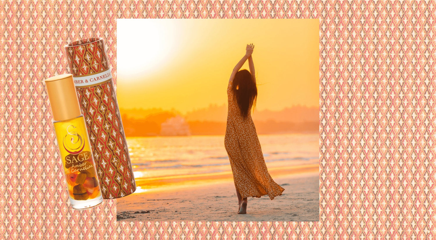 Amber &amp; Carnelian Blend Gemstone Perfume by Sage Machado - The Sage Lifestyle