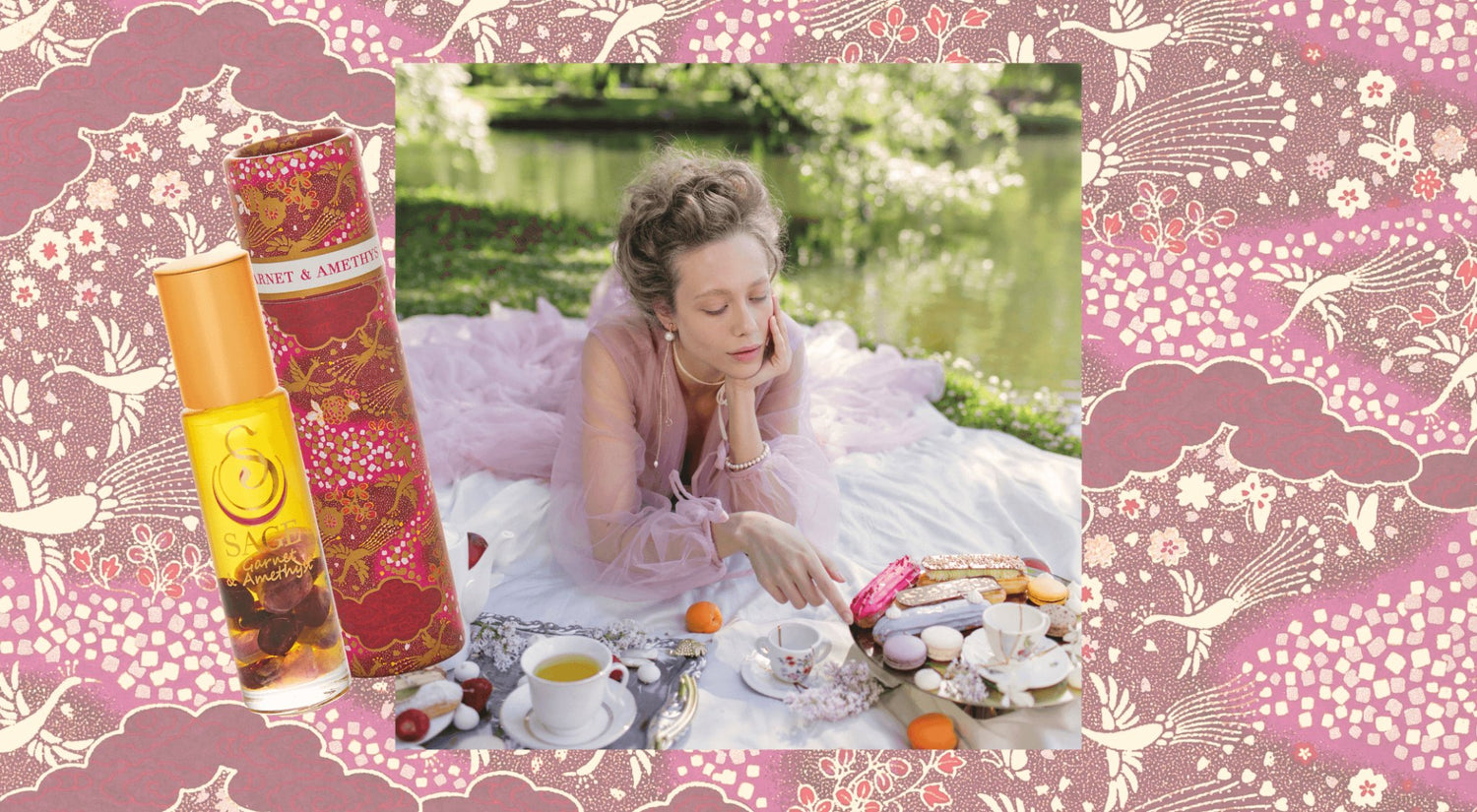 Garnet &amp; Amethyst Blend Gemstone Perfume Collection by Sage - The Sage Lifestyle