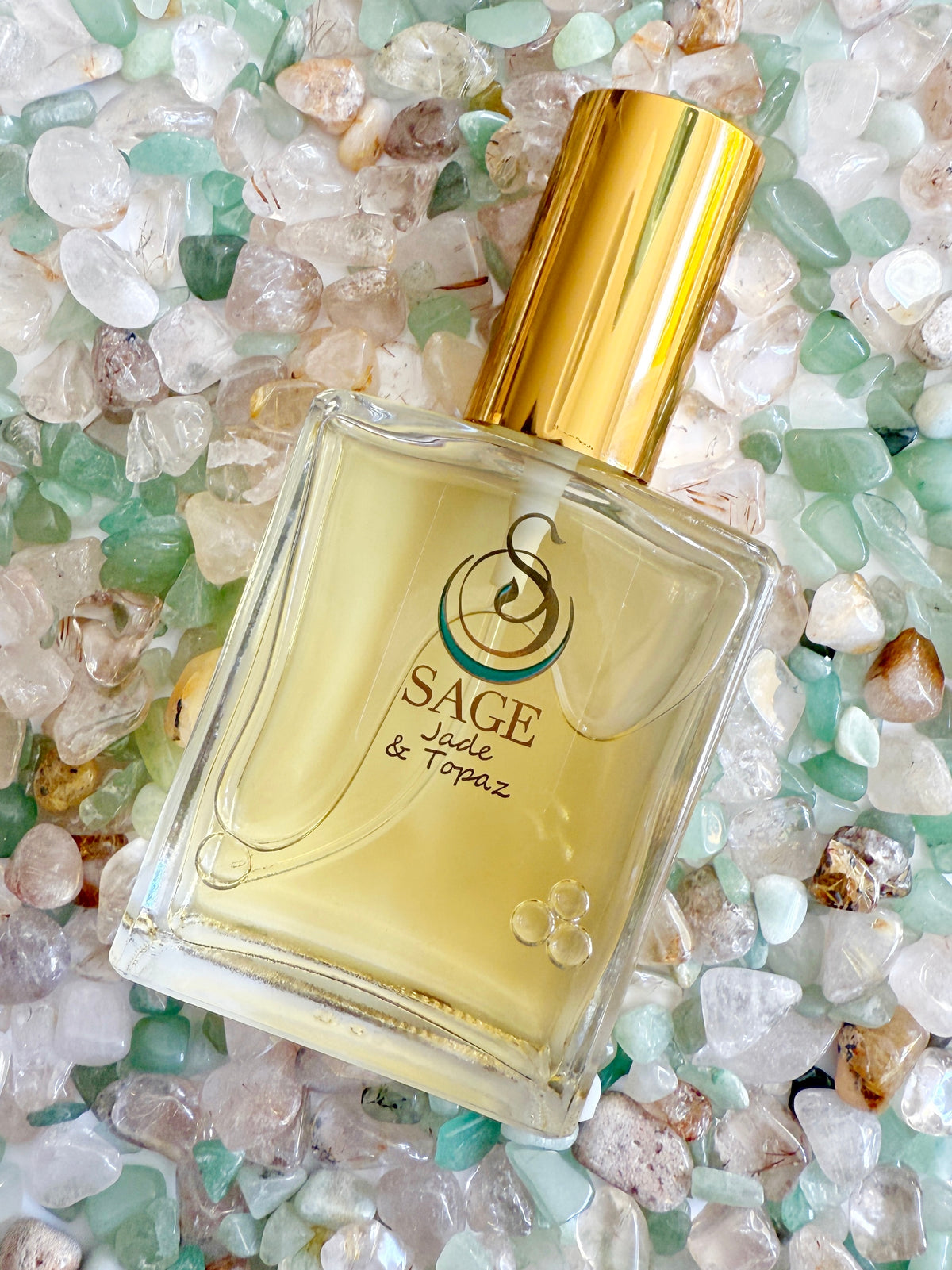 Jade &amp; Topaz Blend Limited Edition Organic 2oz Perfume Eau de Toilette by Sage