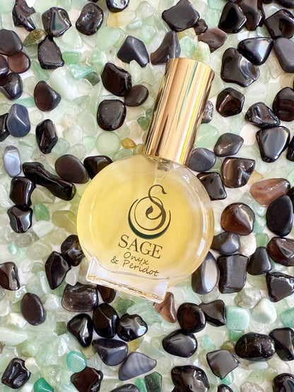 Onyx &amp; Peridot Blend Limited Edition Organic 1/2oz Eau de Toilette Mini by Sage