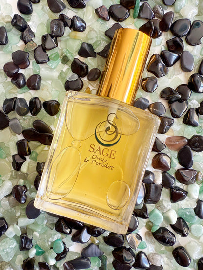 Onyx &amp; Peridot Blend Limited Edition Organic 2oz Perfume Eau de Toilette by Sage