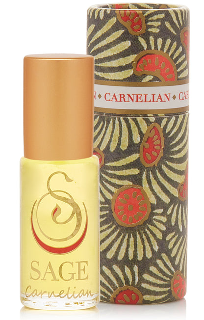 Carnelian 1/8 oz Perfume Oil Concentrate Roll-On by Sage