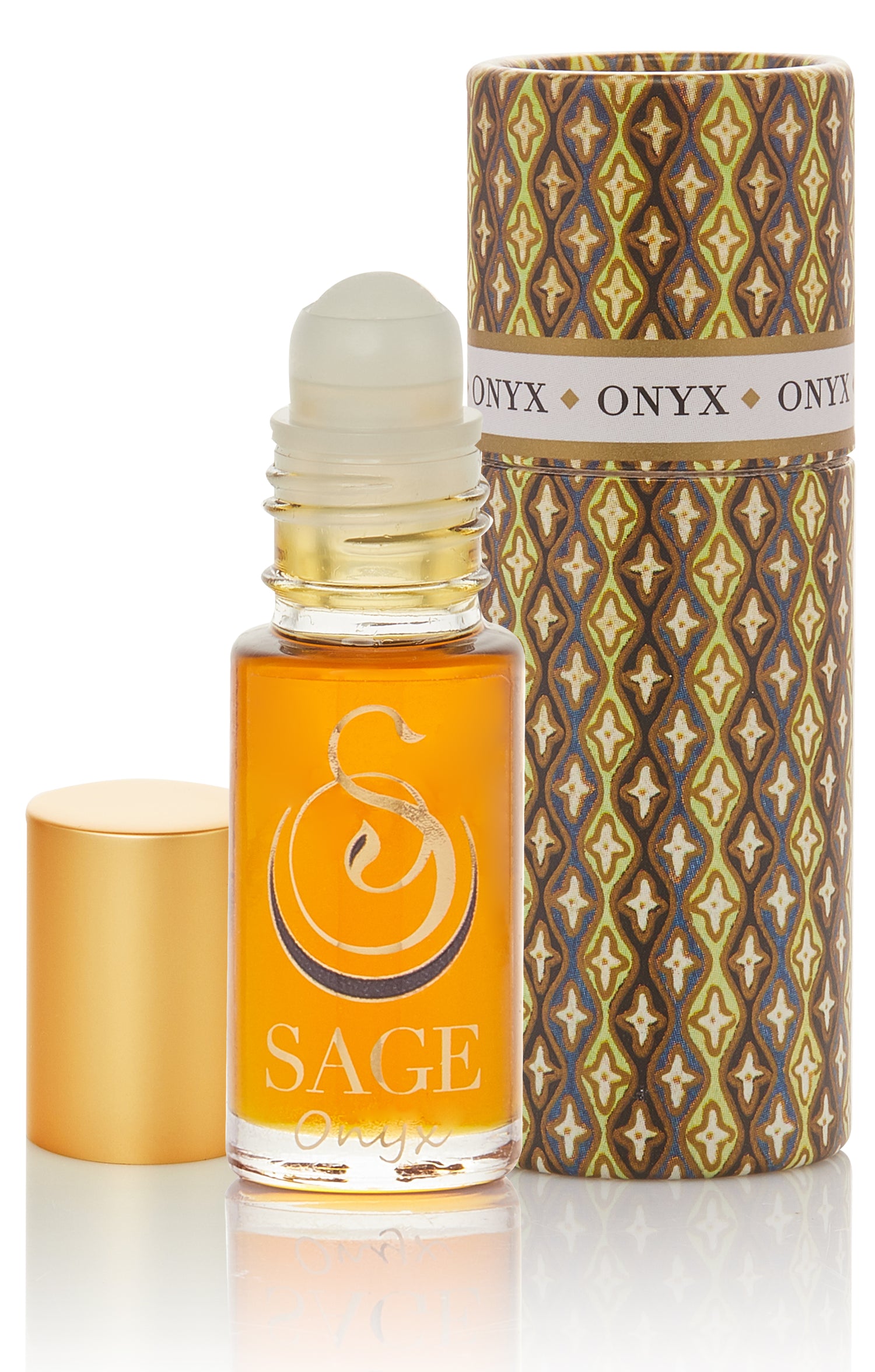 Onyx Gemstone Perfume Oil Roll-On by Sage - The Sage Lifestyle