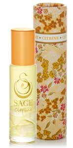 Citrine 1/4 oz Gemstone Perfume Oil Concentrate Roll-On by Sage
