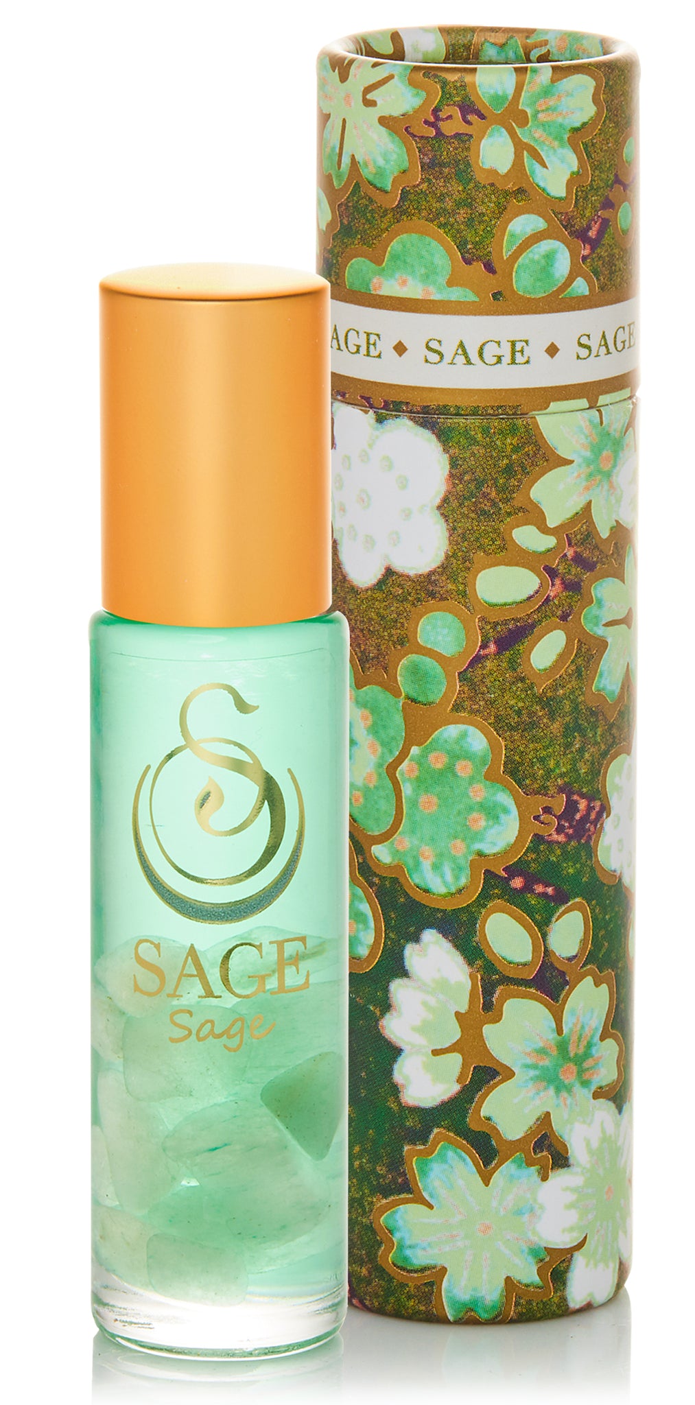 Sage 1/4 oz Gemstone Perfume Oil Concentrate Roll-On by Sage