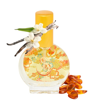 1/2 oz Sage Amber Organic Perfume Eau de Toilette spray, earthy, Gender Neutral, Vegan, Cruelty Free fragrance, travel size