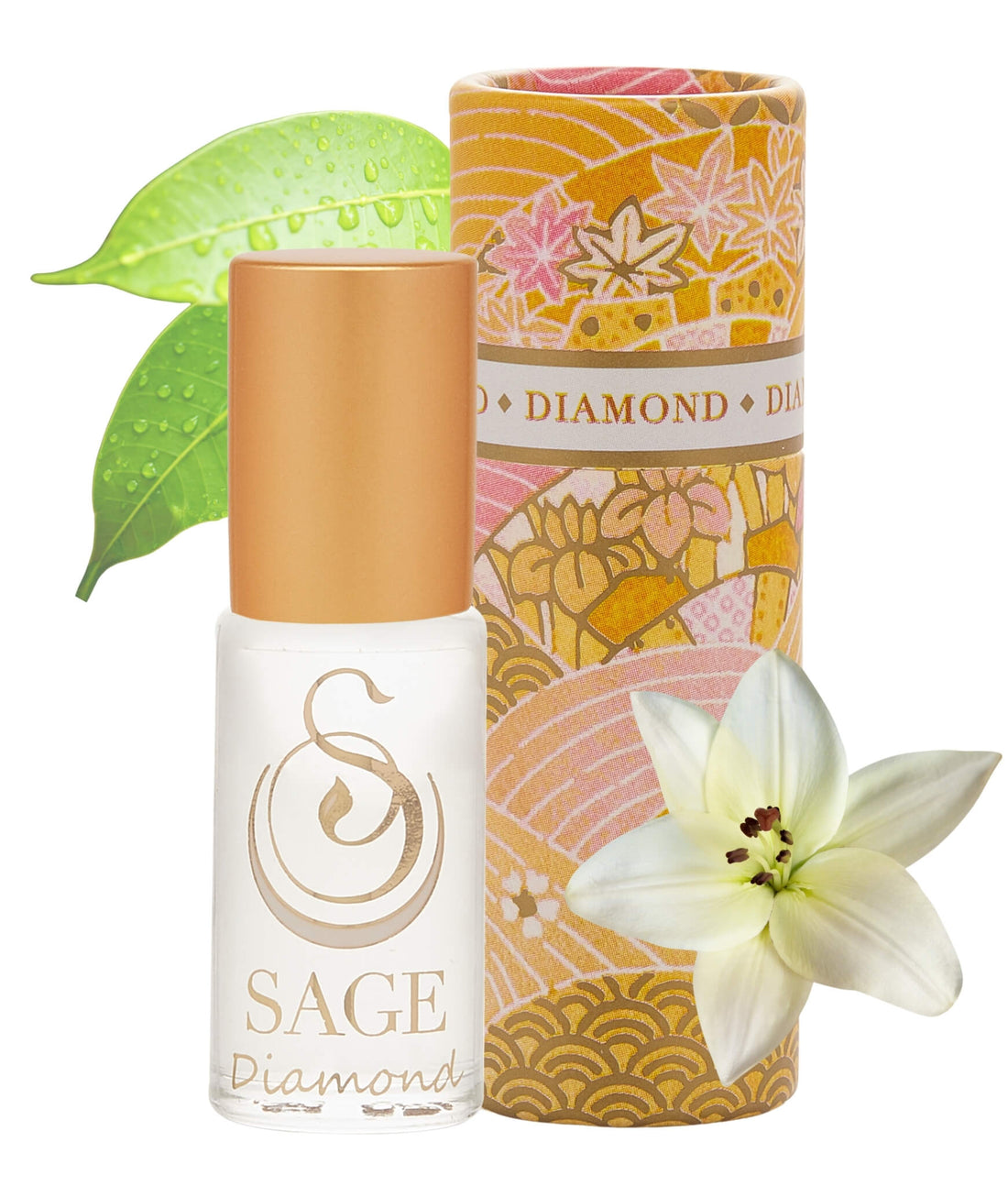 Diamond 1/8 oz Perfume Oil Concentrate Roll - On by Sage - The Sage Lifestyle