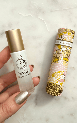 Diamond Limited Edition Ombré Shimmer 1/4 oz Gemstone Perfume Oil Concentrate Roll - On by Sage - The Sage Lifestyle