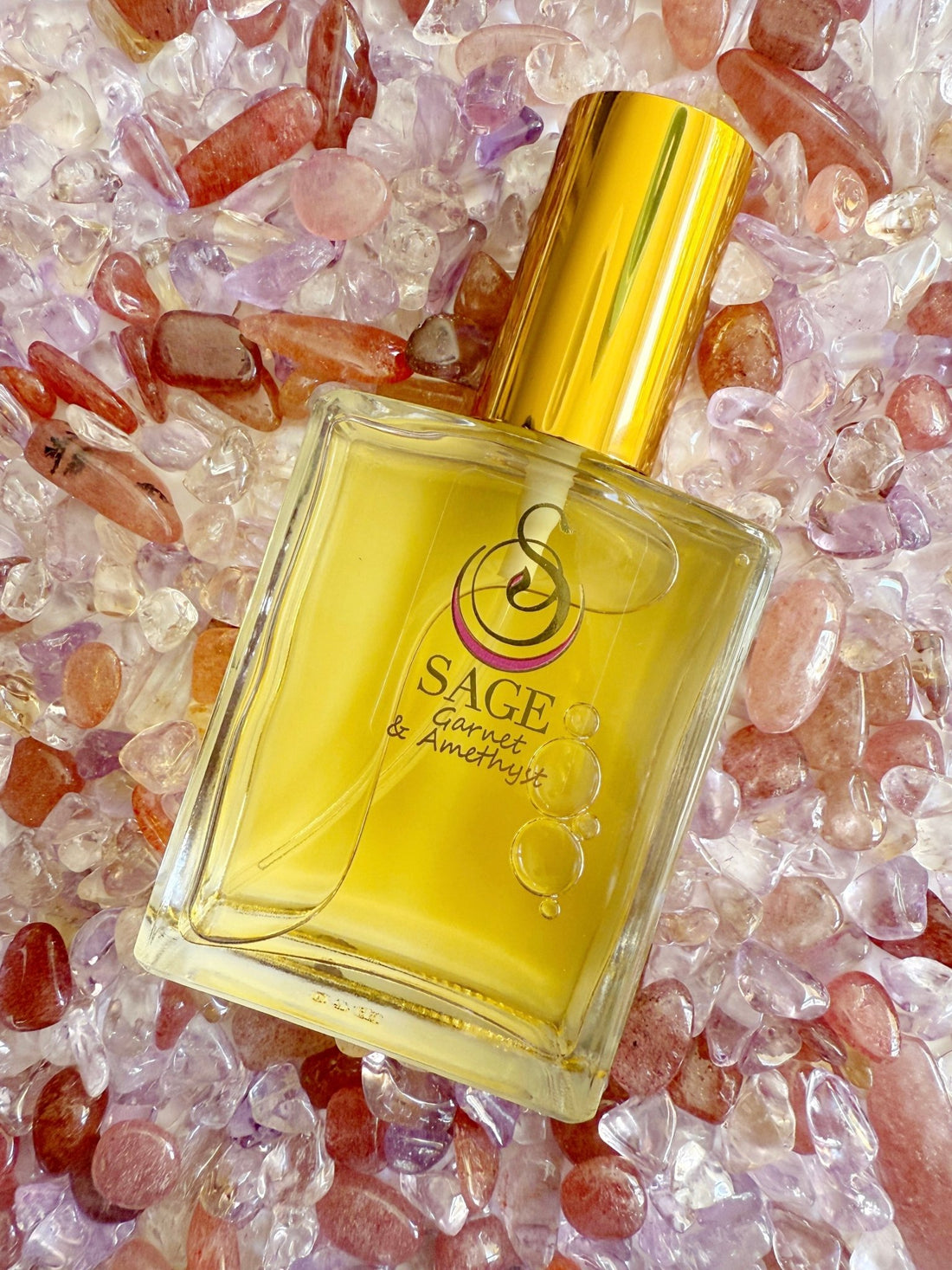 Garnet &amp; Amethyst Blend Limited Edition Organic 2oz Perfume Eau de Toilette by Sage - The Sage Lifestyle