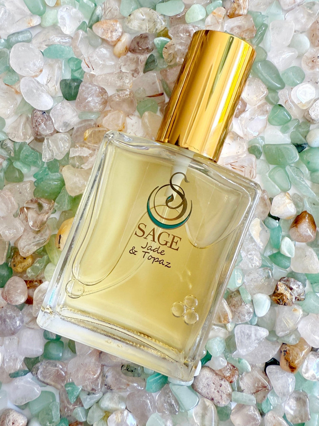 Jade &amp; Topaz Blend Limited Edition Organic 2oz Perfume Eau de Toilette by Sage - The Sage Lifestyle