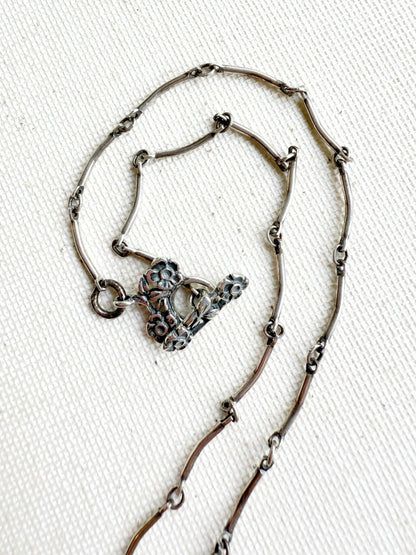 One of a Kind Vintage Arizona Turquoise and Sterling Silver Necklace by Sage Machado - The Sage Lifestyle