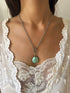 One of a Kind Vintage Arizona Turquoise and Sterling Silver Necklace by Sage Machado - The Sage Lifestyle