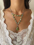 One of a Kind Vintage Arizona Turquoise, Sterling Silver and Gaspeite Necklace by Sage Machado - The Sage Lifestyle